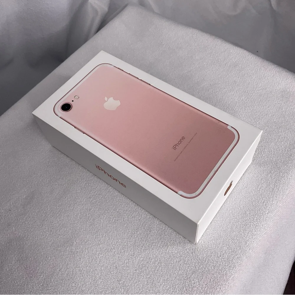 Apple iPhone 7 Rose Gold 128 GB Empty Box Only